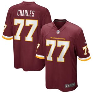 Saahdiq Charles Washington Football Team Nike Game Player Jersey - Burgundy- 49Native