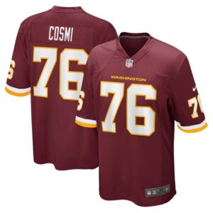 Sam Cosmi Washington Football Team Nike Game Jersey - Burgundy- 49Native