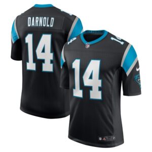 Sam Darnold Carolina Panthers Nike Vapor Limited Jersey - Black- 49Native