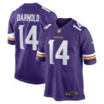 Sam Darnold Minnesota Vikings Nike Team Game Jersey -  Purple- 49Native