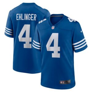 Sam Ehlinger Indianapolis Colts Nike Game Player Jersey - Blue- 49Native