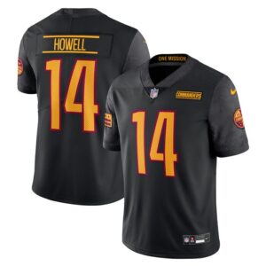 Sam Howell Washington Commanders Nike Alternate Vapor Untouchable Limited Jersey - Black- 49Native