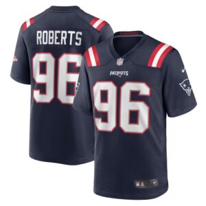 Sam Roberts New England Patriots Nike Game Player Jersey - Navy- 49Native