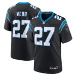 Sam Webb Carolina Panthers Nike Team Game Jersey -  Black- 49Native