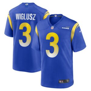 Sam Wiglusz Los Angeles Rams Nike Game Jersey -  Royal- 49Native