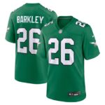 Saquon Barkley Philadelphia Eagles Nike Alternate Game Jersey -  Kelly Green- 49Native