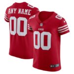 San Francisco 49ers Nike Vapor Elite Custom Jersey - Scarlet- 49Native
