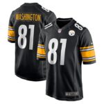 Scotty Washington Pittsburgh Steelers Nike  Game Jersey -  Black- 49Native