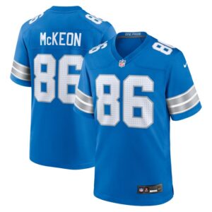 Sean McKeon Detroit Lions Nike Game Jersey -  Blue- 49Native
