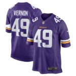 Seth Vernon Minnesota Vikings Nike Game Jersey -  Purple- 49Native