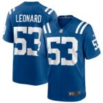 Shaquille Leonard Indianapolis Colts Nike Game Player Jersey - Royal- 49Native