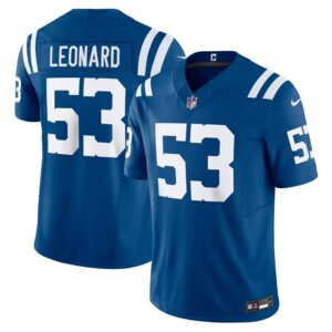Shaquille Leonard Indianapolis Colts Nike Vapor F.U.S.E. Limited Jersey - Royal- 49Native