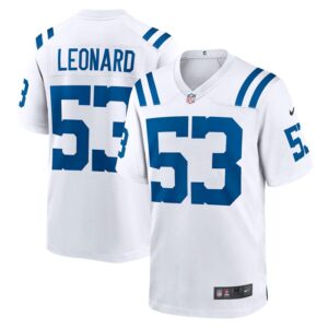 Shaquille Leonard Indianapolis Colts Nike Player Game Jersey - White- 49Native