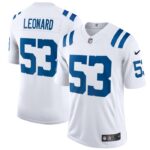 Shaquille Leonard Indianapolis Colts Nike Vapor Limited Jersey - White- 49Native