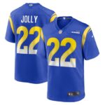 Shaun Jolly Los Angeles Rams Nike Home Game Jersey - Royal- 49Native