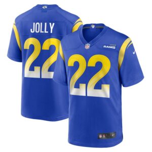 Shaun Jolly Los Angeles Rams Nike Home Game Jersey - Royal- 49Native