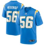 Shawne Merriman Los Angeles Chargers Nike Game Retired Player Jersey - Powder Blue- 49Native