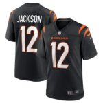 Shedrick Jackson Cincinnati Bengals Nike Team Game Jersey -  Black- 49Native