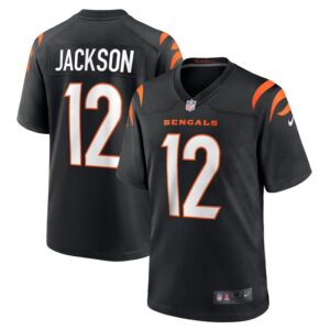 Shedrick Jackson Cincinnati Bengals Nike Team Game Jersey -  Black- 49Native