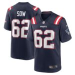 Sidy Sow New England Patriots Nike Team Game Jersey -  Navy- 49Native