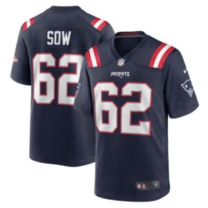 Sidy Sow New England Patriots Nike Team Game Jersey -  Navy- 49Native