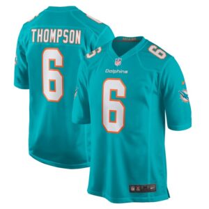 Skylar Thompson Miami Dolphins Nike Team Game Jersey -  Aqua- 49Native