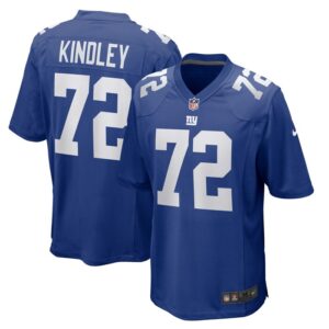 Solomon Kindley New York Giants Nike Home Game Player Jersey - Royal- 49Native