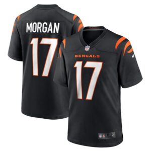 Stanley Morgan Cincinnati Bengals Nike Player Game Jersey - Black- 49Native