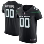 New York Jets Nike Vapor Untouchable Elite Custom Jersey - Stealth Black- 49Native