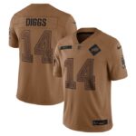 Stefon Diggs Buffalo Bills Nike 2023 Salute To Service Limited Jersey - Brown- 49Native