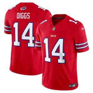 Stefon Diggs Buffalo Bills Nike Vapor F.U.S.E. Limited Jersey - Red- 49Native