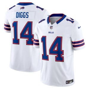 Stefon Diggs Buffalo Bills Nike Vapor F.U.S.E. Limited Jersey - White- 49Native