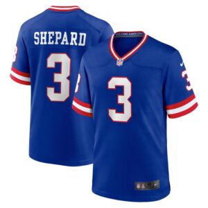 Sterling Shepard New York Giants Nike Classic Player Game Jersey - Royal- 49Native