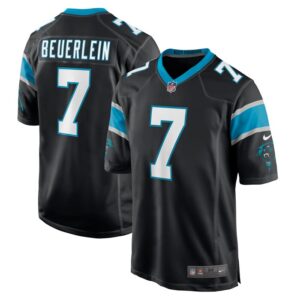 Steve Beuerlein Carolina Panthers Nike Retired Player Jersey - Black- 49Native
