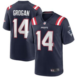 Steve Grogan New England Patriots Nike Game Retired Player Jersey - Navy- 49Native