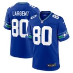 Steve Largent Seattle Seahawks Nike Throwback Retired Player Game Jersey - Royal- 49Native
