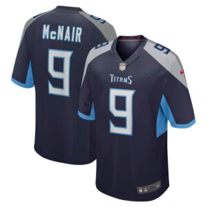 Steve McNair Tennessee Titans Nike Game Retired Player Jersey - Navy- 49Native