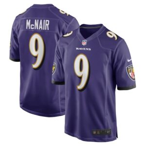 Steve McNair Baltimore Ravens Nike Game Retired Player Jersey - Purple- 49Native