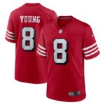 Steve Young San Francisco 49ers Nike Retired Alternate Game Jersey - Scarlet- 49Native
