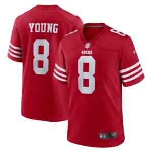 Steve Young San Francisco 49ers Nike Retired Player Game Jersey - Scarlet- 49Native