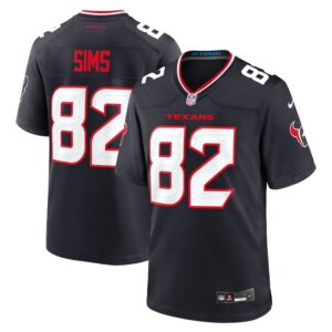 Steven Sims Houston Texans Nike Team Game Jersey -  Navy- 49Native