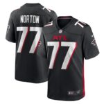 Storm Norton Atlanta Falcons Nike  Game Jersey -  Black- 49Native