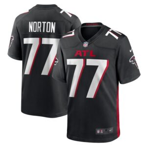 Storm Norton Atlanta Falcons Nike  Game Jersey -  Black- 49Native
