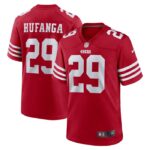 Talanoa Hufanga San Francisco 49ers Nike Game Player Jersey - Scarlet- 49Native