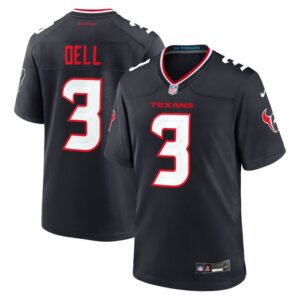 Tank Dell Houston Texans Nike Game Jersey - Navy- 49Native