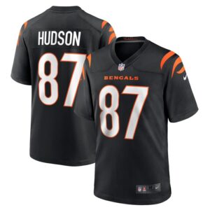 Tanner Hudson Cincinnati Bengals Nike Home Game Player Jersey - Black- 49Native