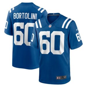 Tanor Bortolini Indianapolis Colts Nike Game Jersey -  Royal- 49Native