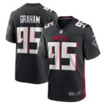 Ta'Quon Graham Atlanta Falcons Nike Game Jersey - Black- 49Native