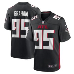Ta'Quon Graham Atlanta Falcons Nike Game Jersey - Black- 49Native