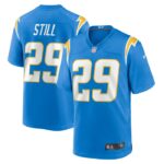 Tarheeb Still Los Angeles Chargers Nike Team Game Jersey -  Powder Blue- 49Native